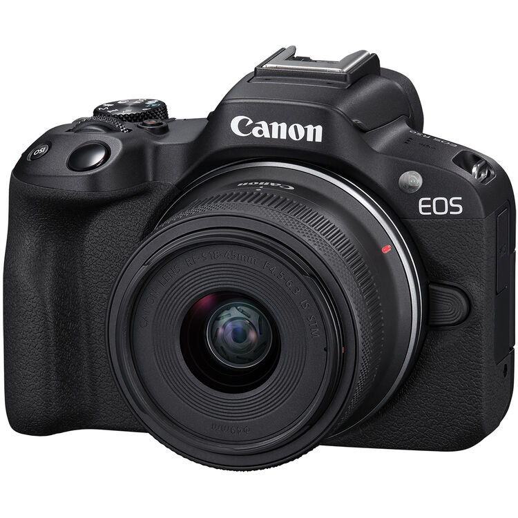Canon EOS R50 Mirrorless Camera with 18-45mm Lens 